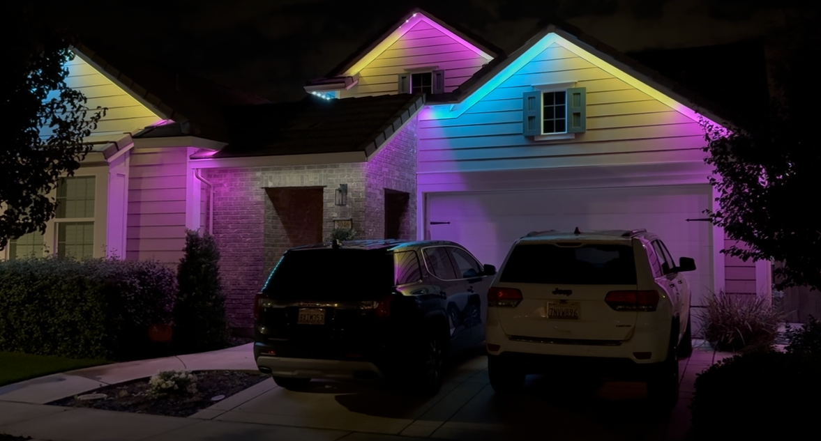 Home with JellyFish LED lighting